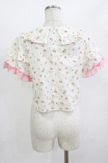 画像3: MILK / フリルfizzブラウス  オフ×フラワープリント H-26-06-22-056-ML-BL-AK-ZH (3)