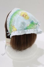 画像2: Emily Temple cute / Baby Chickリバーシブルバブーシュカ  サックス H-26-06-22-078-ET-AC-AK-ZH (2)