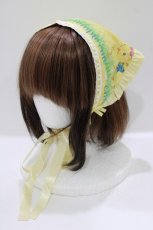 画像1: Emily Temple cute / Baby Chickリバーシブルバブーシュカ  イエロー H-26-06-22-079-ET-AC-AK-ZH (1)