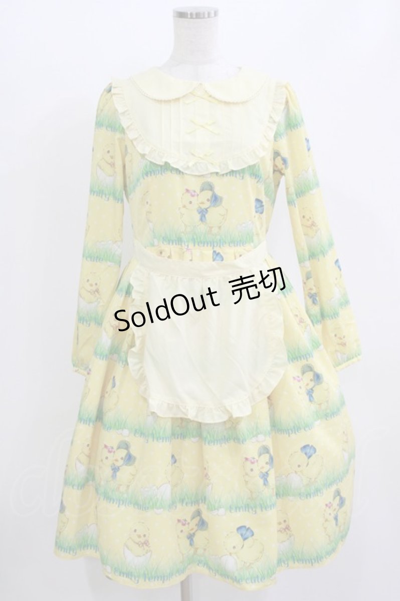 画像1: Emily Temple cute / Baby Chickワンピース M イエロー H-26-06-22-008-ET-OP-AK-ZH (1)