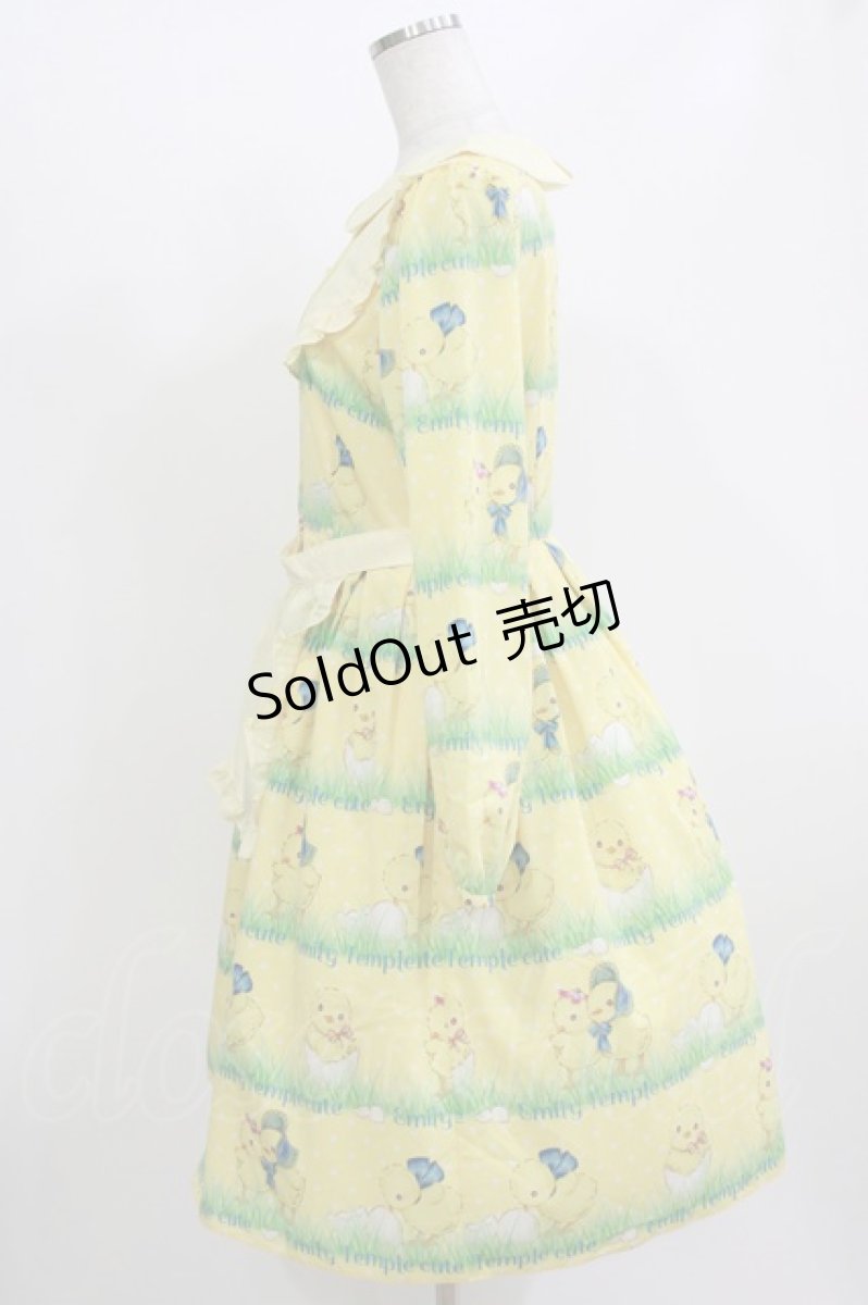 画像2: Emily Temple cute / Baby Chickワンピース M イエロー H-26-06-22-008-ET-OP-AK-ZH (2)