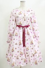 画像1: Emily Temple cute / Berry Bunnyワンピース S ピンク H-26-06-22-009-ET-OP-AK-ZH (1)