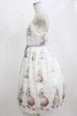 画像2: Emily Temple cute / Bloom Rabbitキャミソールワンピース M アイボリー H-26-06-22-011-ET-OP-AK-ZH (2)
