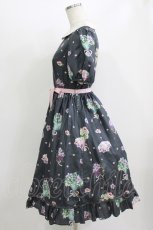 画像2: Emily Temple cute / FlowerBouquetワンピース S グレー H-26-06-22-017-ET-OP-AK-ZH (2)