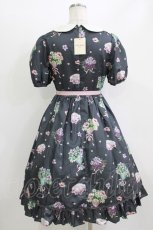 画像3: Emily Temple cute / FlowerBouquetワンピース S グレー H-26-06-22-017-ET-OP-AK-ZH (3)