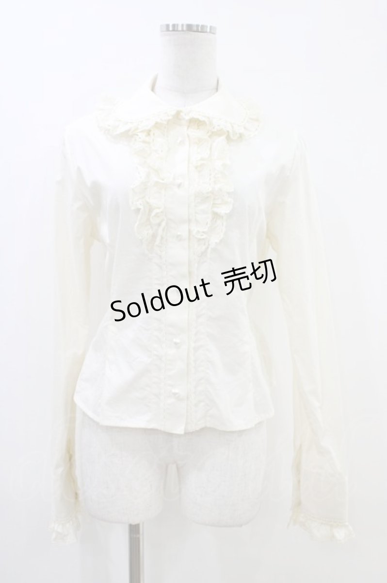 画像1: BABY,THE STARS SHINE BRIGHT / Petitフリルブラウス Free 生成り H-26-06-23-1053-BA-BL-NS-ZH (1)