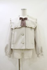 画像1: Amavel / セーラーショートコート Free オフ H-26-06-23-1057-CA-CO-NS-ZH (1)