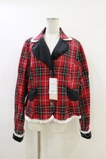 画像1: Eri Aino's collaboration / シャーロットの水曜日ジャケット 4L レッド H-26-06-23-1058-PU-JA-NS-ZH (1)