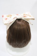 画像2: metamorphose / sweets collectionリボンヘッドドレス  オフ H-26-06-23-1002-ME-AC-NS-ZH (2)