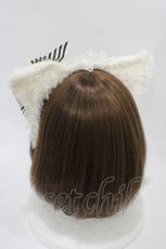 画像2: BABY,THE STARS SHINE BRIGHT / Le petit chat blancセットのカチューシャ  オフ/ブラック H-26-06-23-1016-BA-AC-NS-ZH (2)