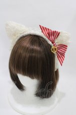 画像1: BABY,THE STARS SHINE BRIGHT / Le petit chat blancセットのカチューシャ  オフ/レッド H-26-06-23-1017-BA-AC-NS-ZH (1)