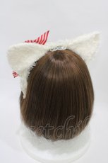 画像2: BABY,THE STARS SHINE BRIGHT / Le petit chat blancセットのカチューシャ  オフ/レッド H-26-06-23-1017-BA-AC-NS-ZH (2)