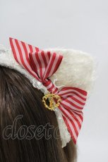 画像3: BABY,THE STARS SHINE BRIGHT / Le petit chat blancセットのカチューシャ  オフ/レッド H-26-06-23-1017-BA-AC-NS-ZH (3)