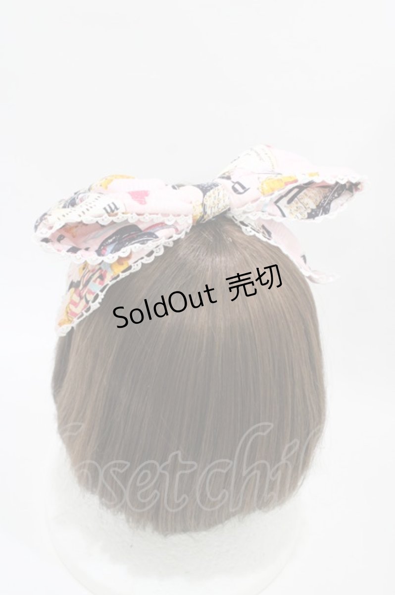 画像2: metamorphose / リスのお手紙リボンヘッドドレス  ピンク H-26-06-23-1003-ME-AC-NS-ZH (2)
