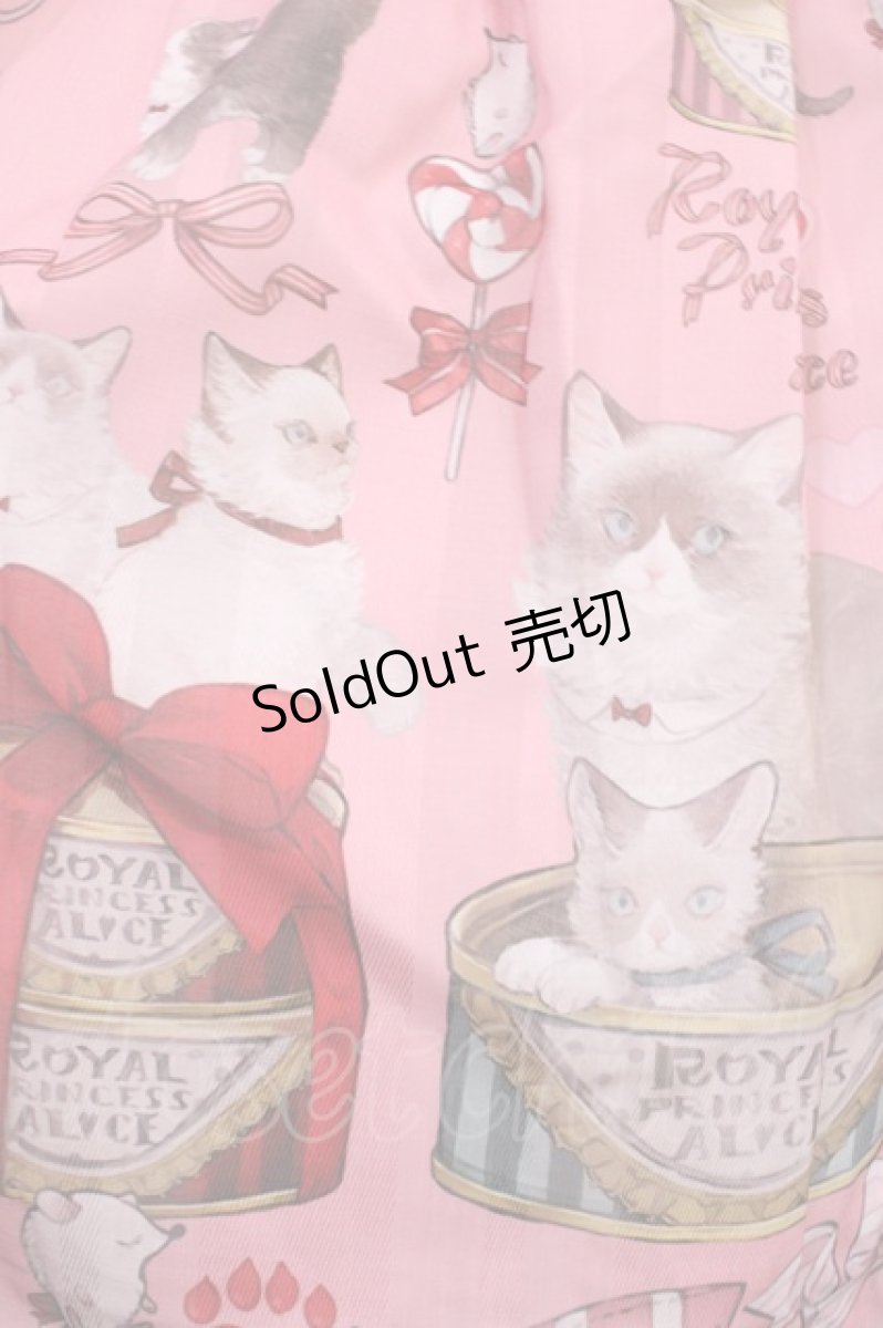 画像4: Royal Princess Alice / ねこ助コラボ/Wrapping Ribbon Catワンピース Free ピンク H-26-06-24-003-LO-OP-NS-ZH (4)