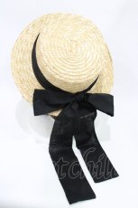 画像2: Katie / PANCAKE hat  ブラック H-26-06-24-1001-LO-AC-AK-ZH (2)