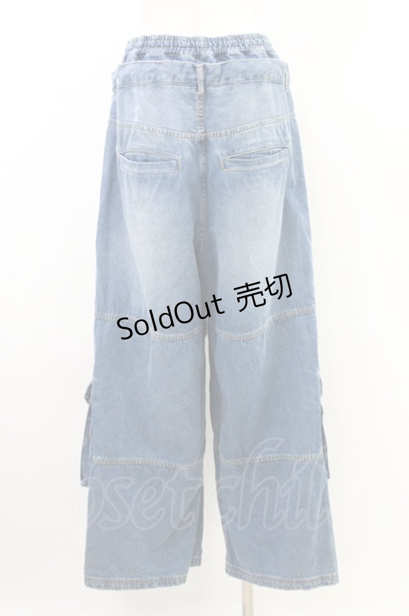 画像2: Candy Stripper / 9 POCKETS LAYERED DENIM PANTS F ブルー H-26-06-24-1018-PU-PA-AK-ZH (2)