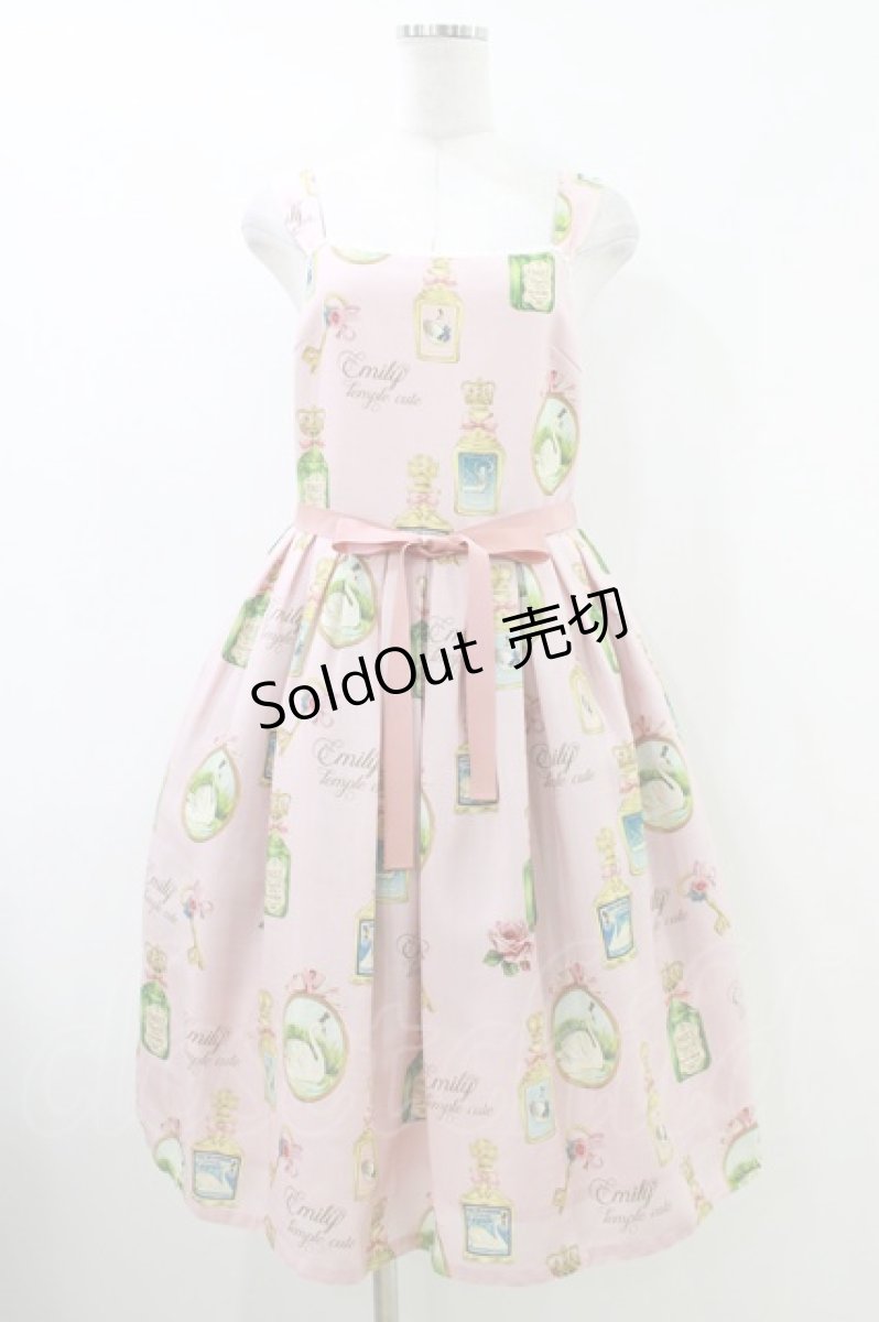 画像1: Emily Temple cute / Revivalノースリーブワンピース M Swan Perfume H-26-06-24-1022-ET-OP-AK-ZH (1)