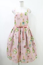 画像1: Emily Temple cute / Revivalノースリーブワンピース M Swan Perfume H-26-06-24-1022-ET-OP-AK-ZH (1)