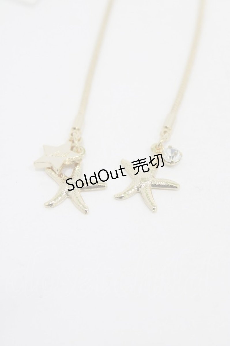 画像2: MILK / sea creaturesピアス  ゴールド H-26-06-24-1004-ML-AC-AK-ZH (2)
