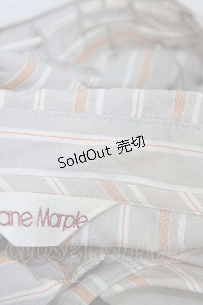 画像5: Jane Marple / フレンチストライプレースクロスカラードレス M グレー H-26-06-24-1023-JM-OP-AK-ZH (5)