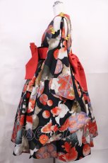 画像2: Royal Princess Alice / ねこ助コラボ/涼風金魚猫ドレス+振袖 Free ブラック H-26-06-24-001-LO-OP-NS-ZH (2)