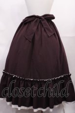 画像2: Cherirulu Chocola / TT*MIN*ギャザースカート LL ボルドー H-26-06-24-007-GO-SK-NS-ZH (2)