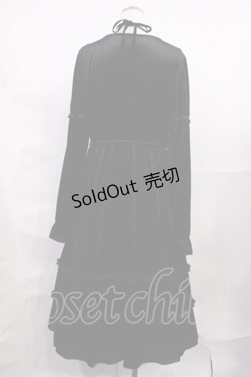 画像2: Cherirulu Chocola / TT*MINベロアOP M ブラック H-26-06-24-011-GO-OP-NS-ZH (2)