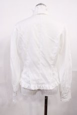 画像3: Innocent World / リボン付きドットブラウス M 白 H-26-06-24-023-IW-BL-NS-ZH (3)