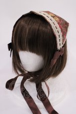 画像1: metamorphose / ガーデニングくまちゃんバブーシュカ  ブラウン H-26-06-24-034-ME-AC-NS-ZH (1)