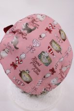 画像2: Royal Princess Alice / ねこ助コラボ/Wrapping Ribbon Catベレー  ピンク H-26-06-24-036-LO-AC-NS-ZH (2)