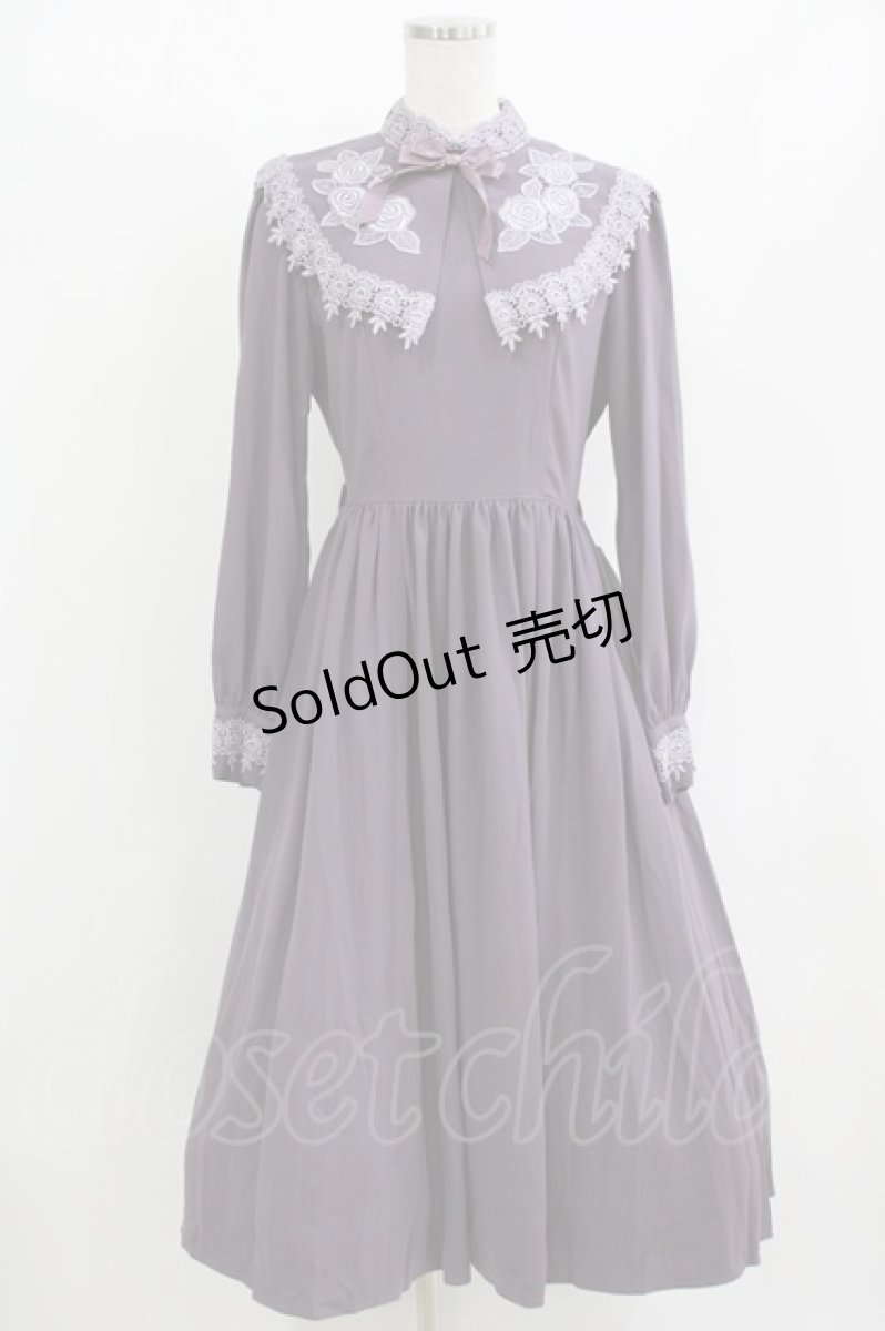 画像1: Innocent World / コーデリアローズワンピース M ダスティグレープ × 淡紫 / Dusty Grape × Pale Purple H-26-06-25-026-IW-OP-NS-ZH (1)