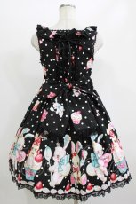 画像3: Angelic Pretty / リリカルパーティーおでかけジャンパースカートSet Free ブラック H-26-06-25-003-AP-OP-NS-ZH (3)