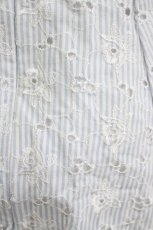 画像4: LIZ LISA / お花刺繍ストライプスカート 0 サックス H-26-06-25-040-LO-SK-NS-ZH (4)