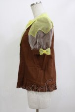 画像2: Angelic Pretty / Honey Bear's Cafeブラウス Free ブラウン H-26-06-25-050-AP-BL-NS-ZH (2)