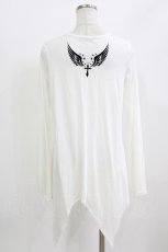 画像3: PEACE NOW / バック刺繍カーデ M 白 H-26-06-25-1031-PU-TO-AK-ZH (3)