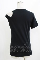 画像3: BPN / プリントアシメカットソー M 黒 H-26-06-25-1014-GO-TO-AK-ZH (3)