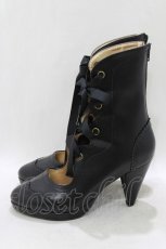 画像2: Victorian maiden / Victorianショートブーツ 25cm ブラック H-26-06-25-076-CL-SH-NS-ZH (2)