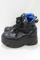 画像2: YOSUKE / 厚底スニーカー 24cm ブラック H-26-06-25-080-PU-SH-NS-ZH (2)