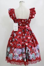 画像3: Angelic Pretty / Happy Treat PartyジャンパースカートSet Free ワイン H-26-06-25-008-AP-OP-NS-ZH (3)