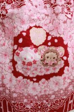 画像4: BABY,THE STARS SHINE BRIGHT / SA KU RAくみゃちゃん柄ジャンパースカートII Free エンジ H-26-06-25-009-BA-OP-NS-ZH (4)