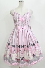 画像1: Angelic Pretty / Princess Puppyジャンパースカート Free ピンク H-26-06-25-012-AP-OP-NS-ZH (1)