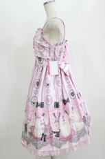 画像2: Angelic Pretty / Princess Puppyジャンパースカート Free ピンク H-26-06-25-012-AP-OP-NS-ZH (2)