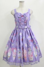 画像1: Angelic Pretty / Decoration Ice Creamジャンパースカート Free ラベンダー H-26-06-25-013-AP-OP-NS-ZH (1)