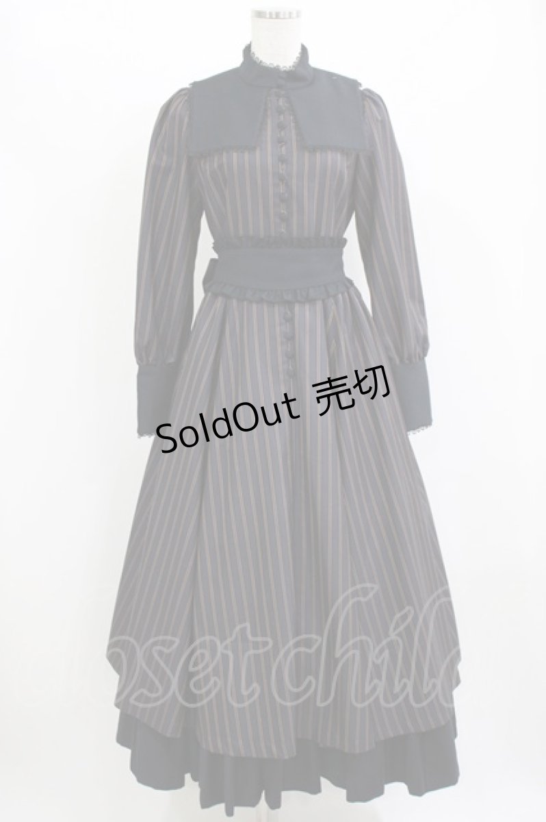 画像1: Sheglit / "Fantine"ロングドレス M ネイビー H-26-06-25-023-EL-OP-NS-ZH (1)