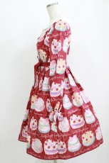 画像2: Emily Temple cute / Decoration CAKEワンピース S レッド H-26-06-26-032-ET-OP-NS-ZH (2)