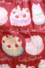 画像4: Emily Temple cute / Decoration CAKEワンピース S レッド H-26-06-26-032-ET-OP-NS-ZH (4)