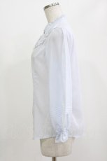 画像2: Emily Temple cute / ヨークギャザーブラウス M サックス H-26-06-26-037-ET-BL-NS-ZH (2)