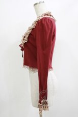 画像2: Innocent World / バラレースミルフィーユボレロ M ボルドー H-26-06-26-045-IW-TO-NS-ZH (2)