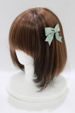 画像1: Shirley Temple / グリッターリボンクリップ  グリーン H-26-06-26-051-ET-AC-NS-ZH (1)